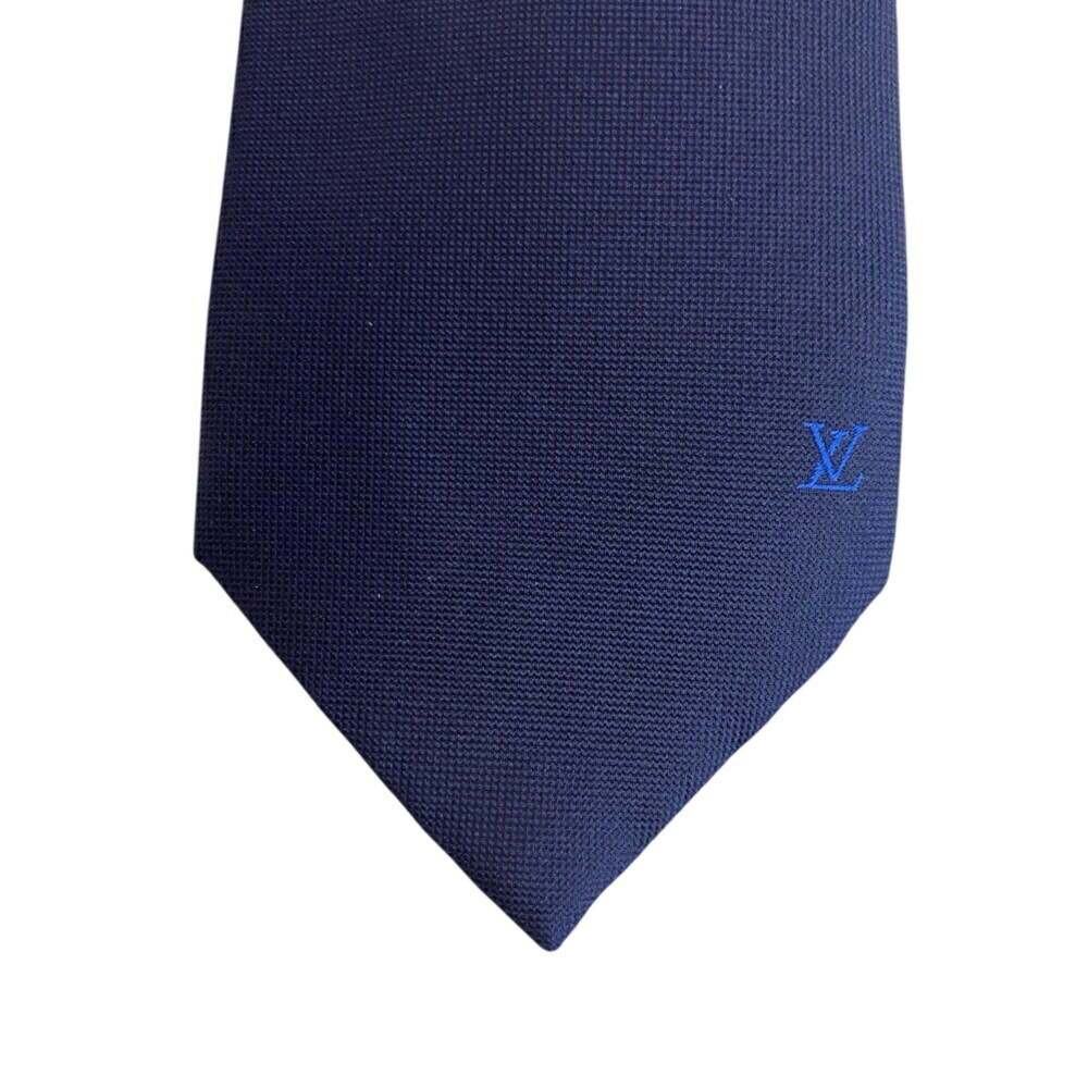 LOUIS VUITTON M78364 YK Yayoi Kusama Cravate Pumpkin Tie Navy Men's - Picture 6 of 10